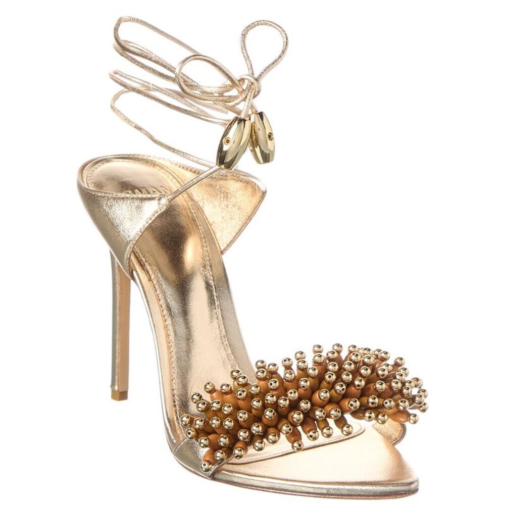 Alexandre Birman Zaya Leather Sandal, Brown